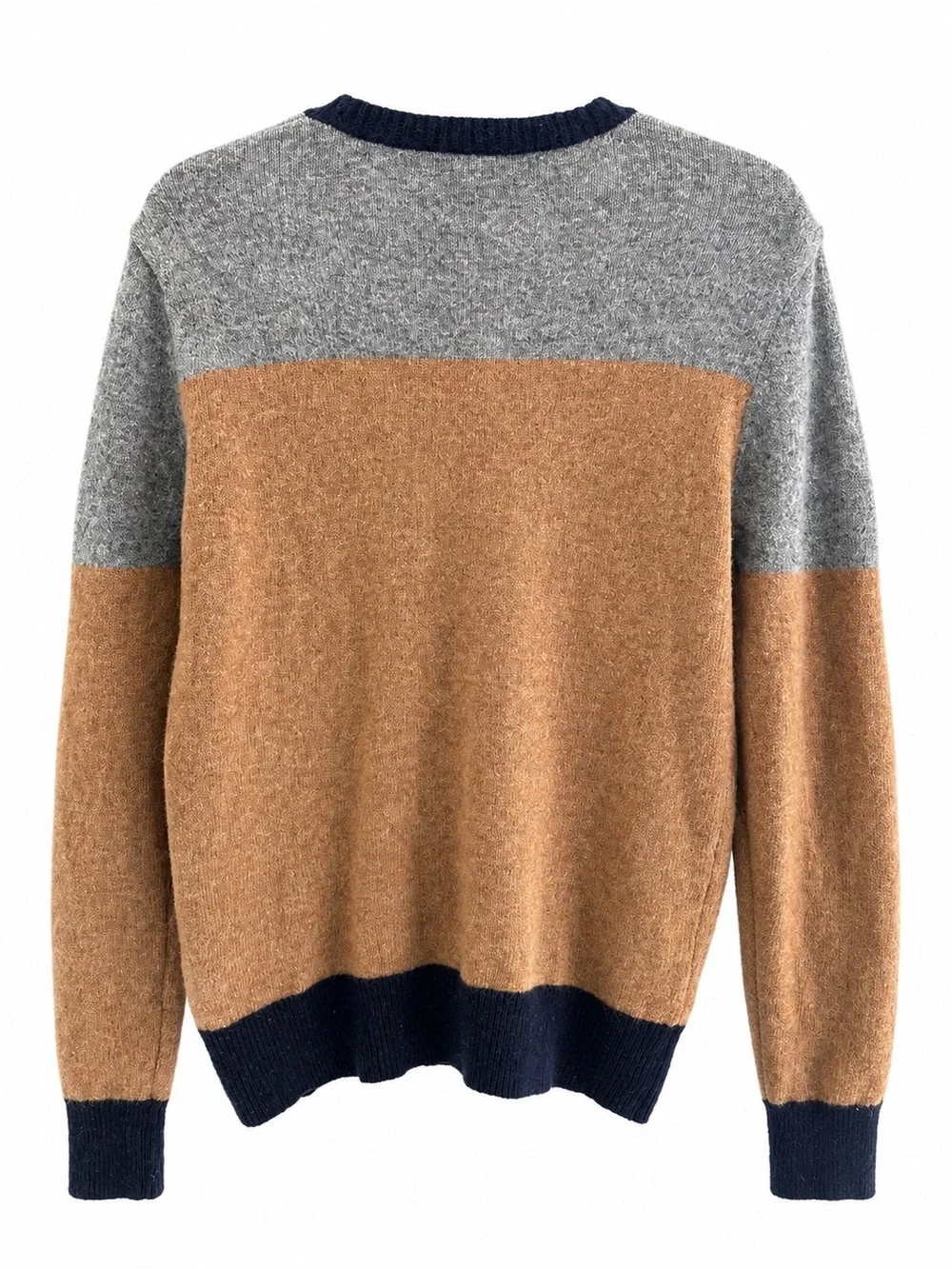J.Crew 100% Lambswool Colorblock Men’s Sweater Size S Contemporary Modern